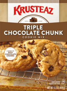 krusteaz triple chocolate cookie mix